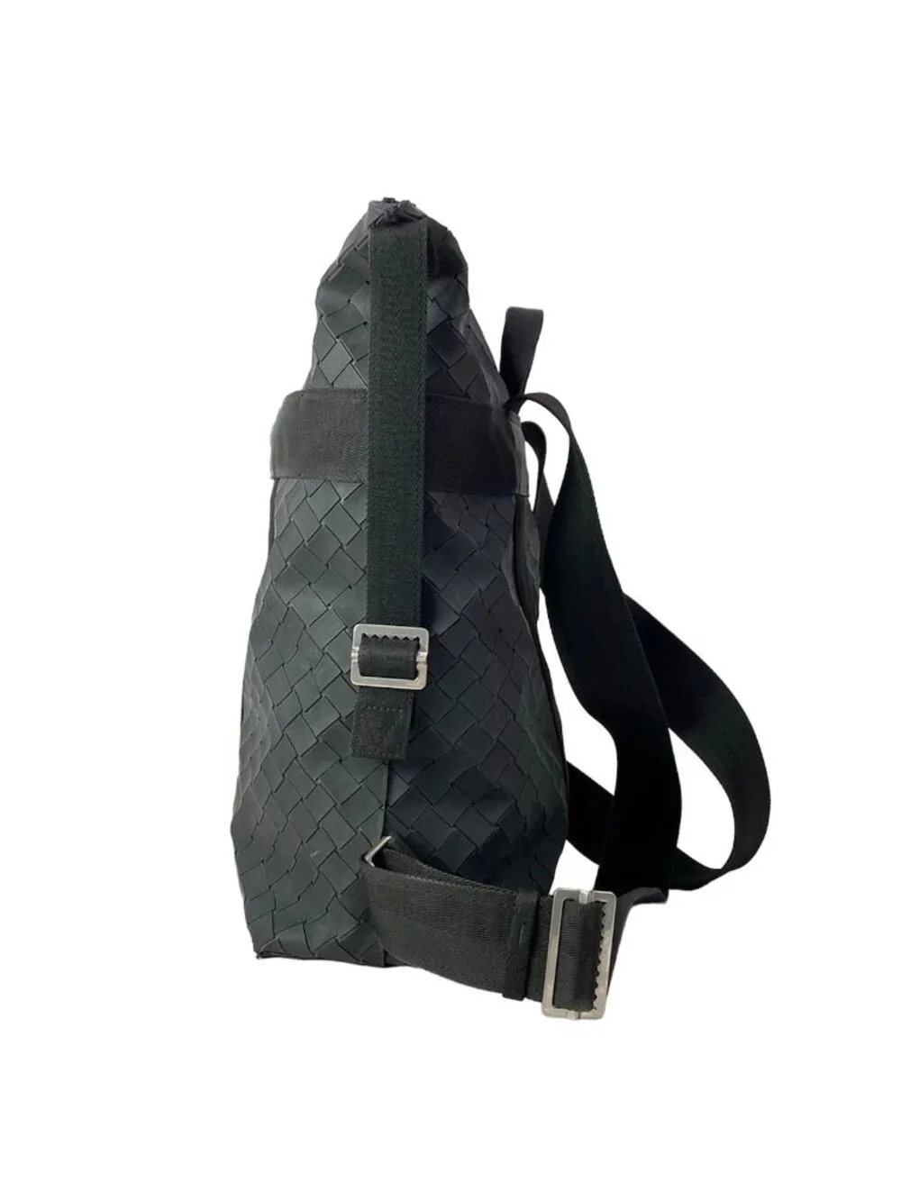 Bottega Veneta Backpack Intrecciato Black